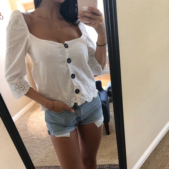 Zara Tops - Zara White Button Down